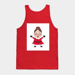 MRS Claus Funny Merry Christmas Tank Top